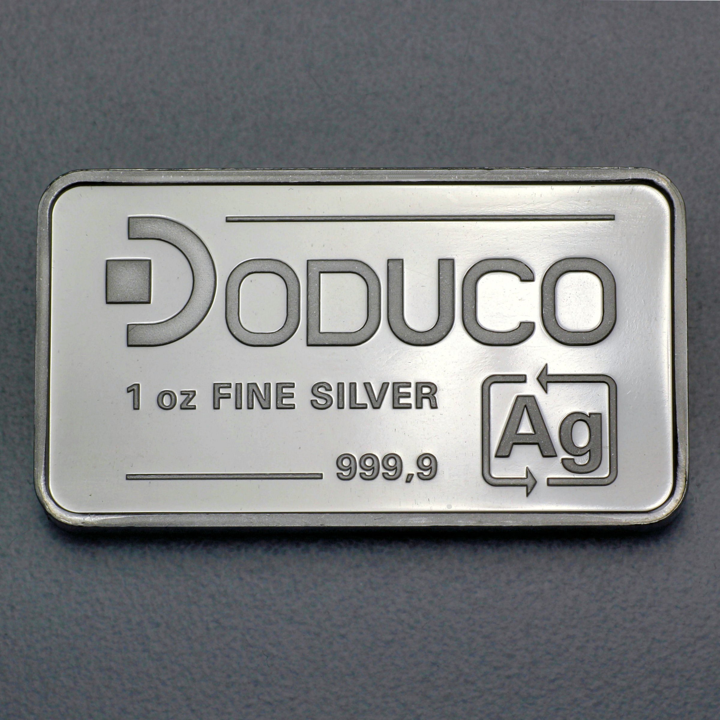 Silberbarren 1oz Doduco in Kapsel - Detailansicht 3