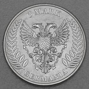 Silbermedaille 1oz "Germania" 2019 (Polen) - Miniaturansicht 2
