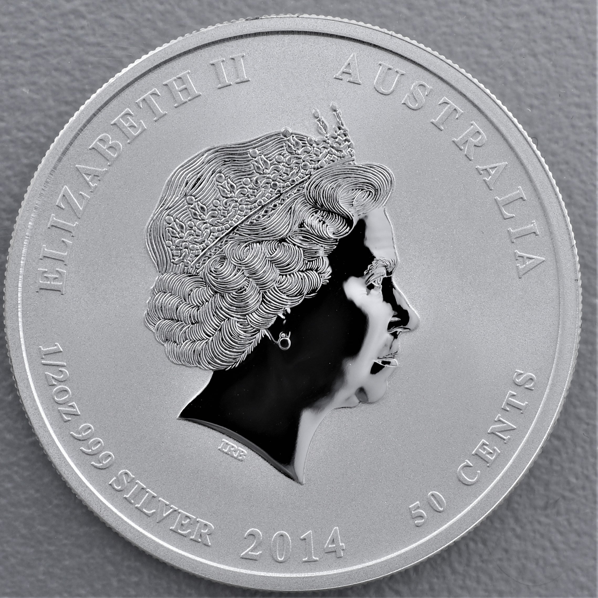Silbermünze 1/2oz "Pferd" 2014 Lunar II – Year of the Horse (Australien) - Detailansicht 1