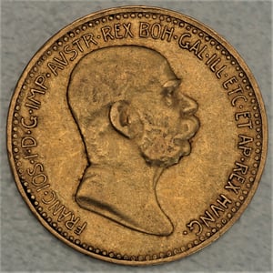 Goldmünze 10 Kronen "Franz Joseph" 1908 (Österreich) - Hauptansicht