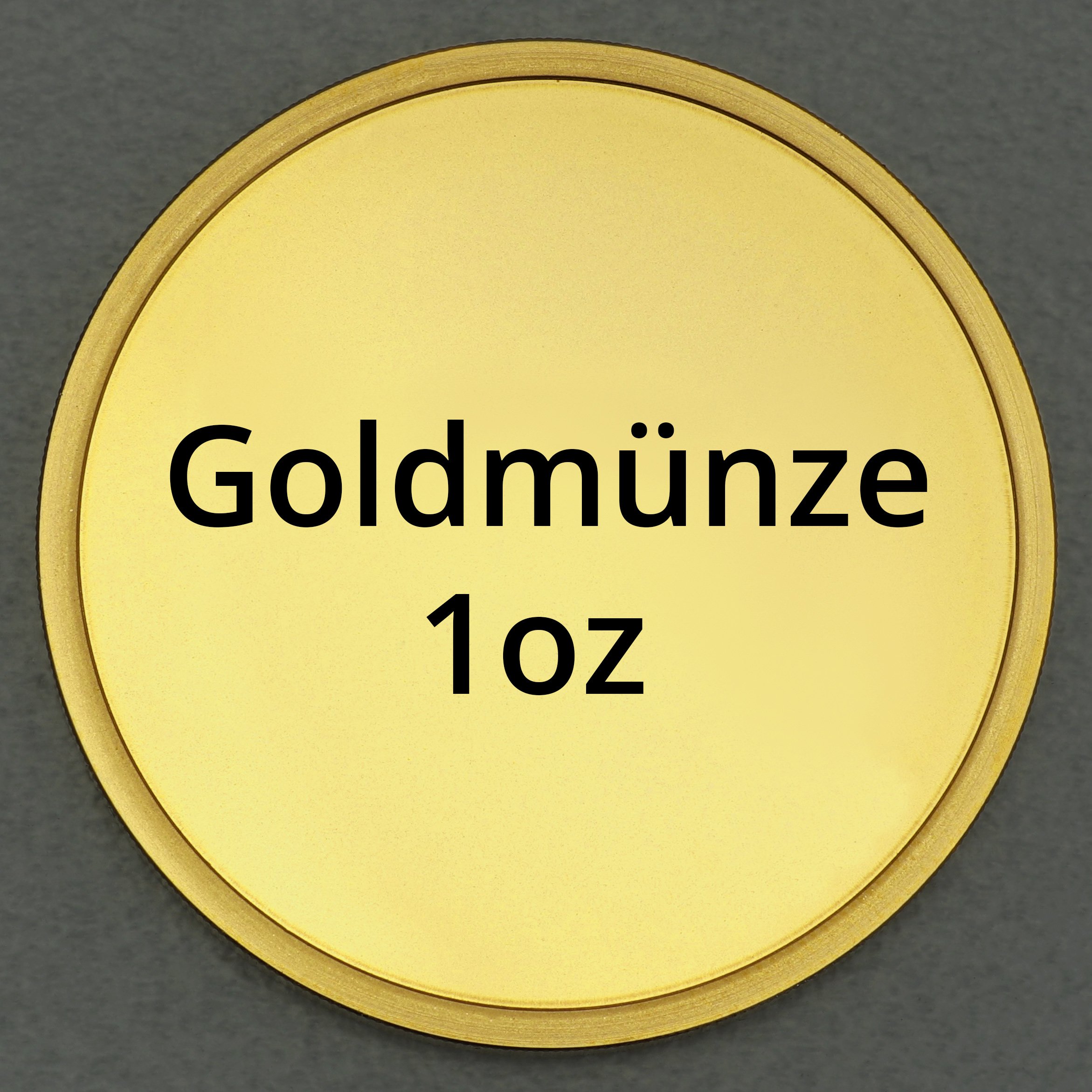 Goldmünze 1oz "Anlagegoldmünze" (diverse Hersteller) - Hauptansicht