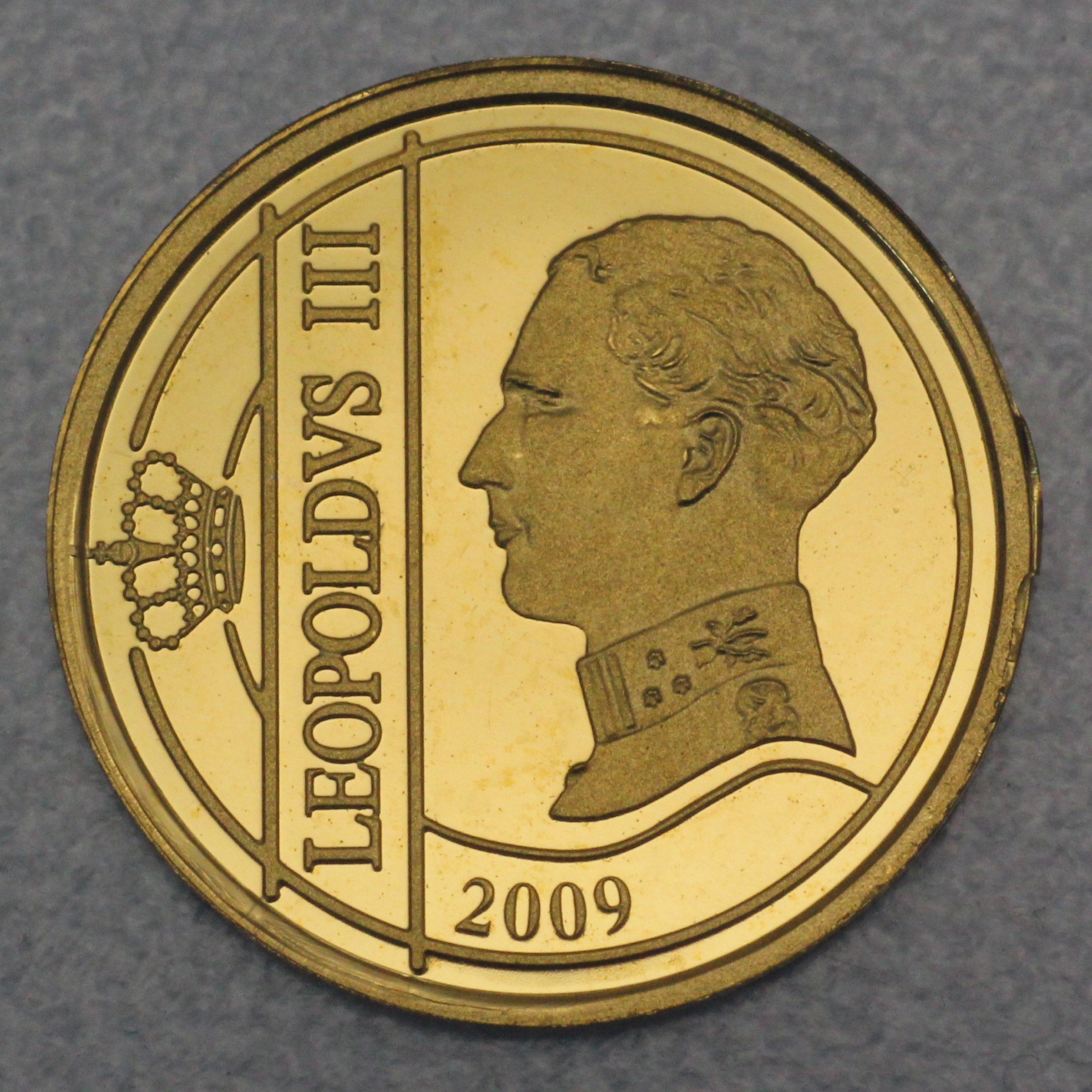 Goldmünze 12 1/2 Euro "König Leopold" 2009 (Belgien) - Hauptansicht