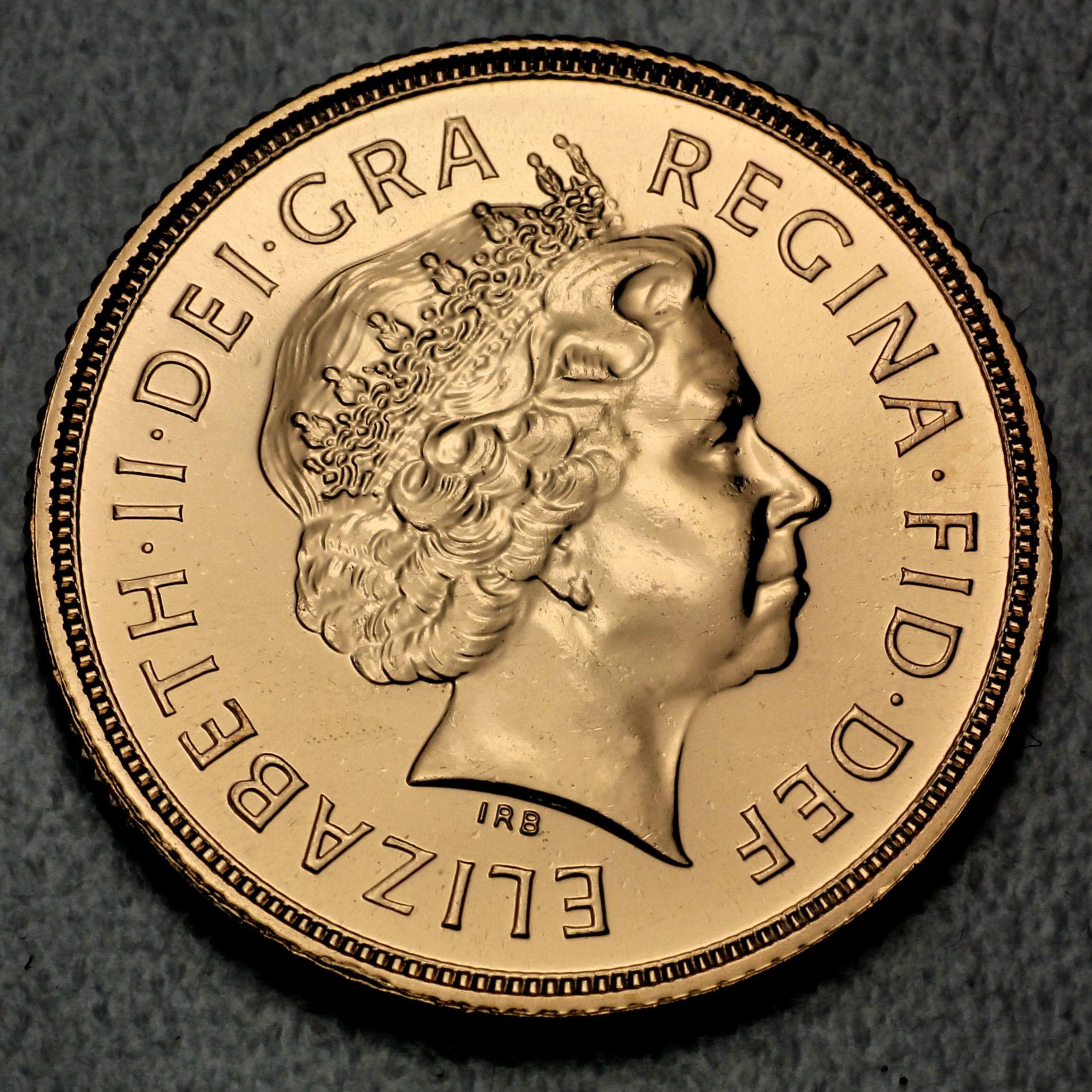 Goldmünze 1/2 Sovereign "Elizabeth II." 2005 (Großbritannien) - Detailansicht 1