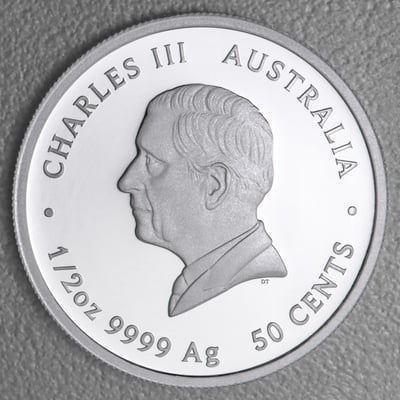 Silbermünze 1/2oz "Schlange" 2025 (PP) Lunar III – Year of the Snake (Australien) - Miniaturansicht 2