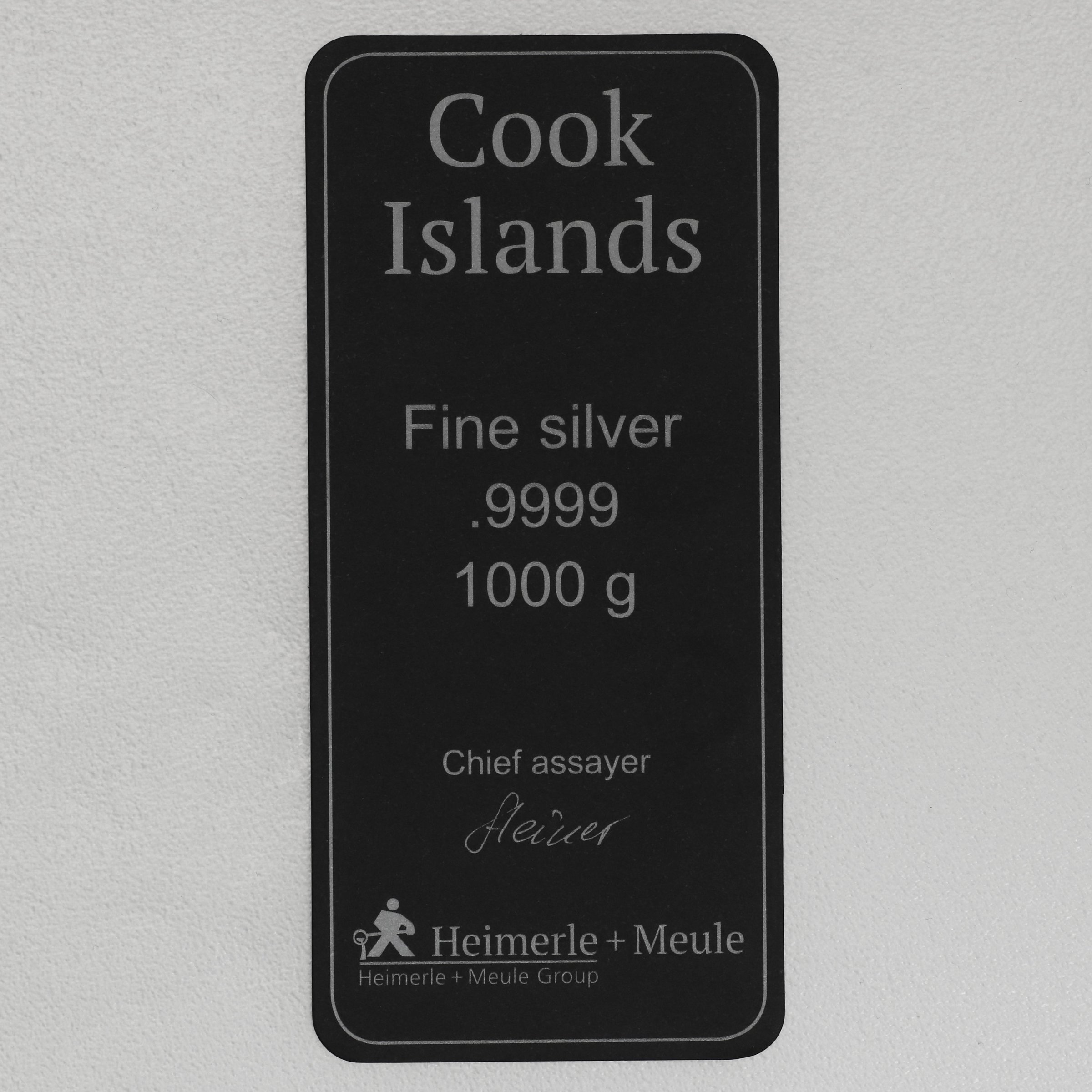 Münzbarren 1kg "Cook Islands – New Generation" diff. - Detailansicht 3