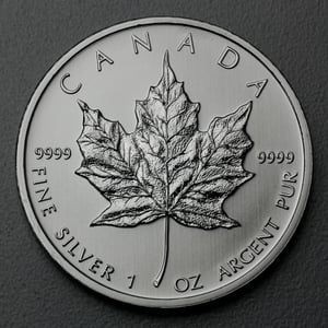 Silbermünze 25 x 1oz "Maple Leaf" verschiedene Jahrgänge Tube diff. (Kanada) - Miniaturansicht 2