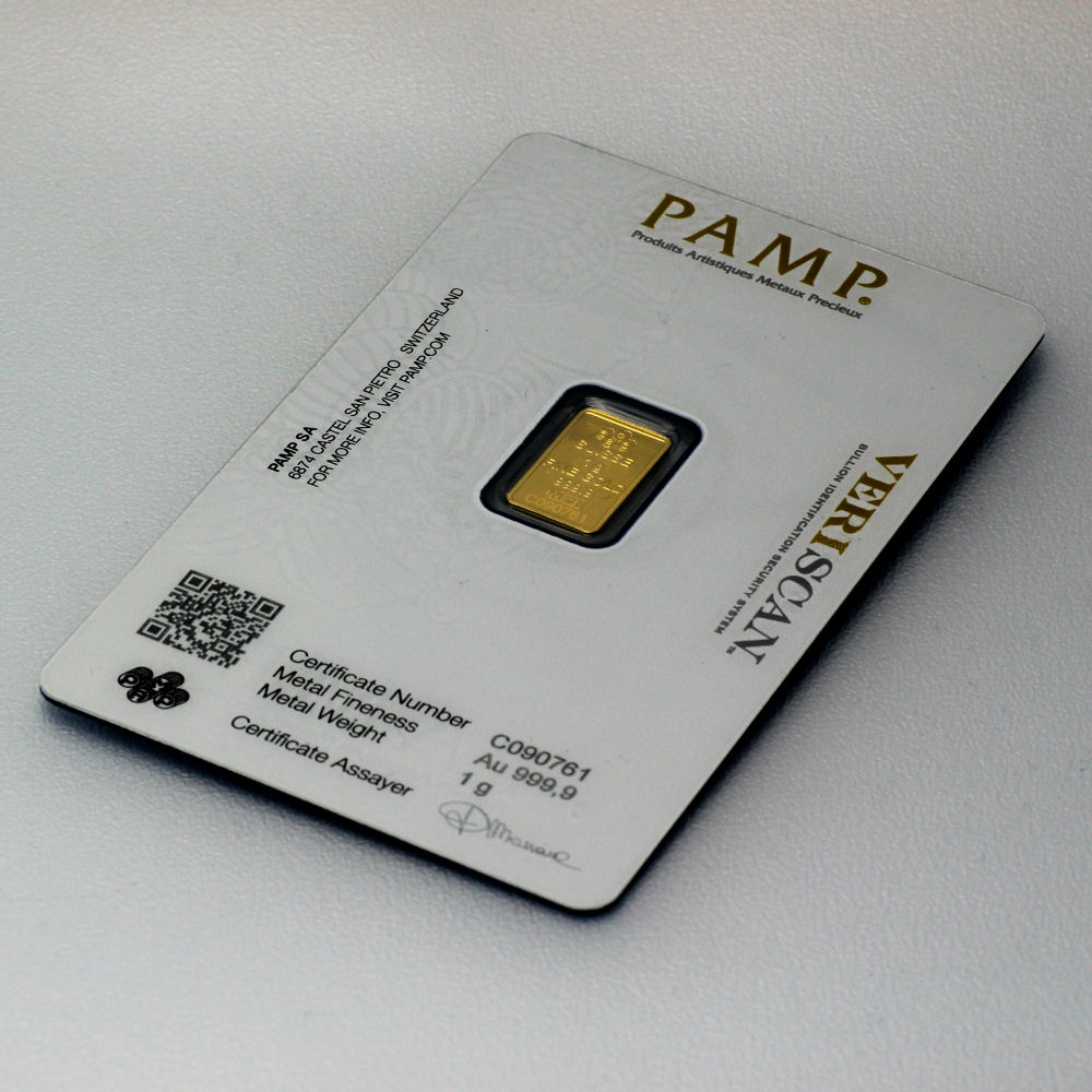 Goldbarren (25x 1g) "Fortuna" PAMP, Masterbox - Detailansicht 3