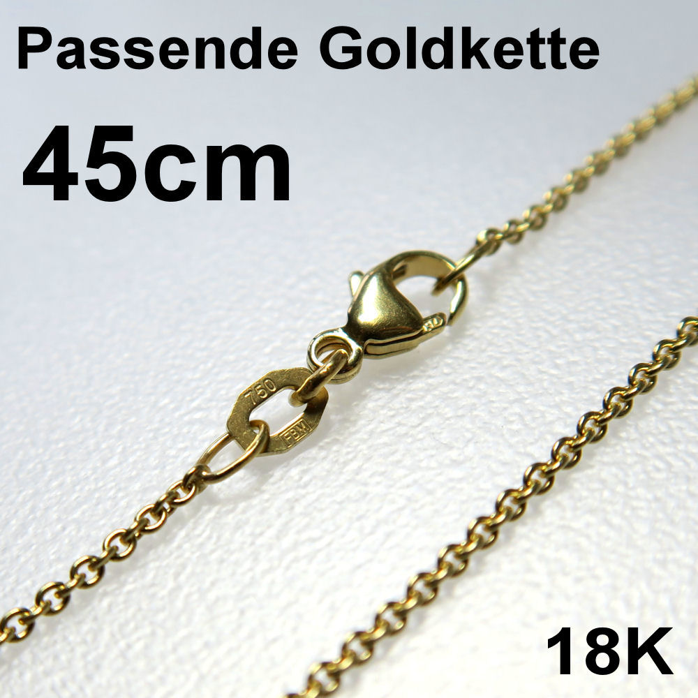 Goldkette 750er/45 cm "Anker-Form" (18 kt GG) - Hauptansicht