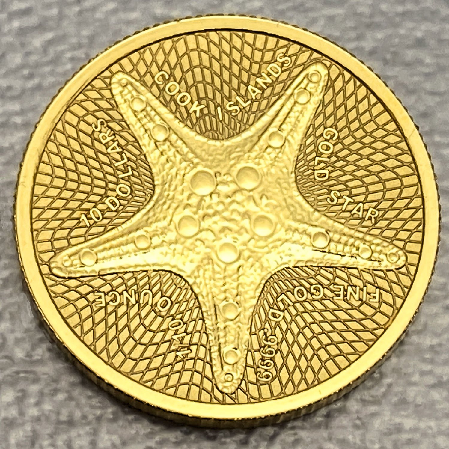 Goldmünze 1/10oz "Gold Star" 2021 (Cook Islands) - Hauptansicht
