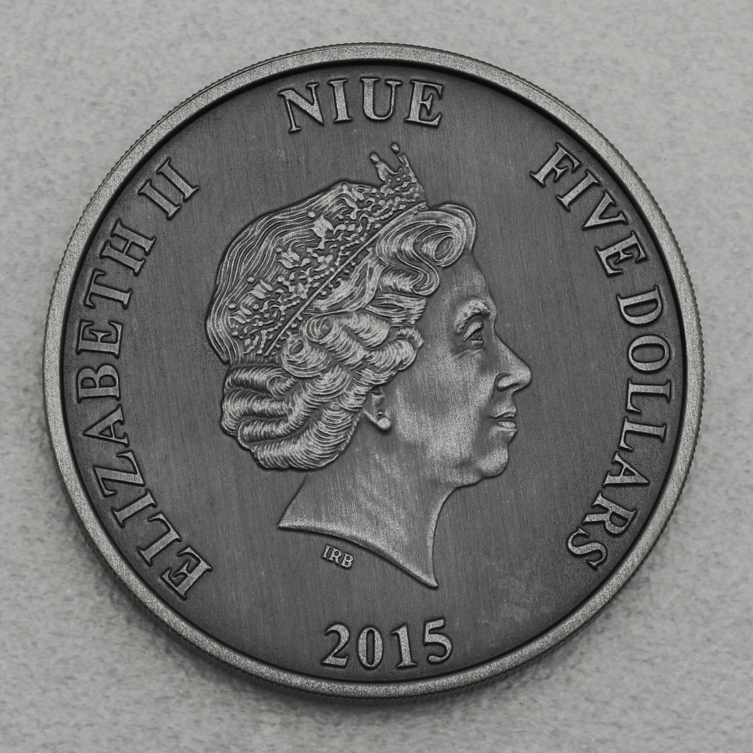 Silbermünze 2oz "Christopher Columbus" 2015 (HR/AF) (Niue) - Detailansicht 1
