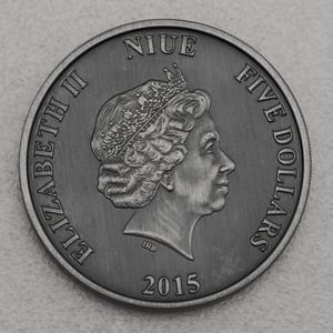 Silbermünze 2oz "Christopher Columbus" 2015 (HR/AF) (Niue) - Miniaturansicht 2