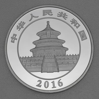Silbermünze 150g "Panda" 2016 (China) - Miniaturansicht 2