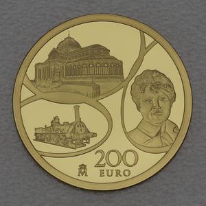 Goldmünze 200 Euro "Eisen und Glas" 2017 (Spanien) - Hauptansicht