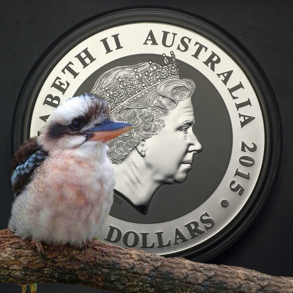 Silbermünze 1kg "Kookaburra" 2015 (Australien) - Detailansicht 3