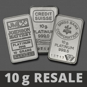 Platinbarren 10g (Resale) - Hauptansicht