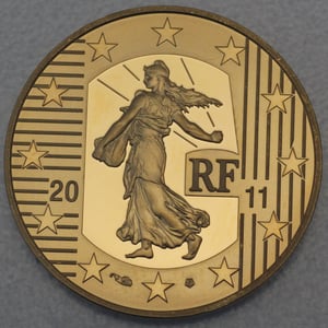 Goldmünze 50 Euro "Starter Kit" 2011 (Frankreich) - Miniaturansicht 2