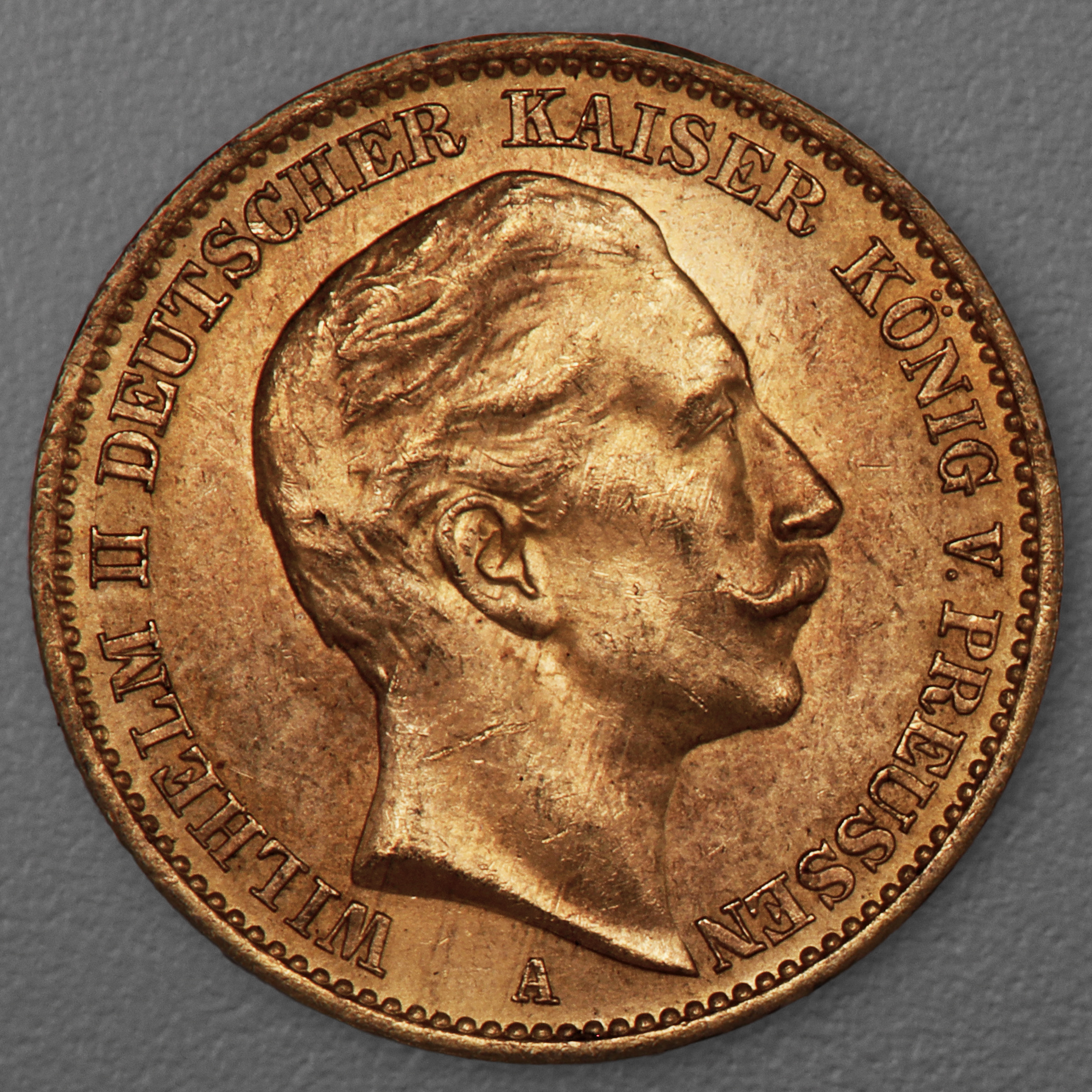Goldmünze 20 Mark "Wilhelm II." 1912-A J.252 (Preußen) - Hauptansicht