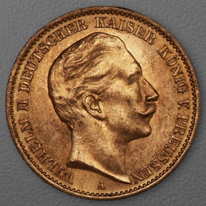 Goldmünze 20 Mark "Wilhelm II." 1912-A J.252 (Preußen) - Hauptansicht