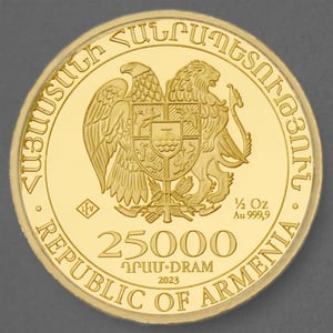 Goldmünze 1/2oz "Arche Noah" 2023 (Armenien) - Miniaturansicht 2