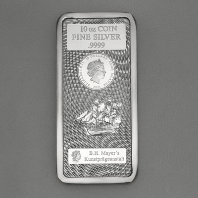 Münzbarren "Cook Islands" 30x 10oz (Masterbox) "New Generation" - Miniaturansicht 2