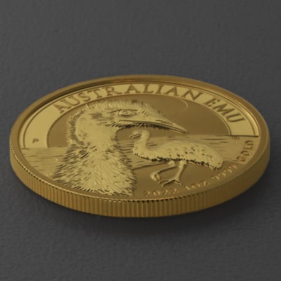 Goldmünze 1oz "Emu" 2022 (Australien) - Miniaturansicht 3
