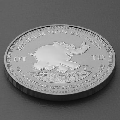 Silbermünzen 2 x 1oz "Ottifant & Krügerrand" 2023 Set – 2-teilig (Tuvalu & Südafrika) - Miniaturansicht 8