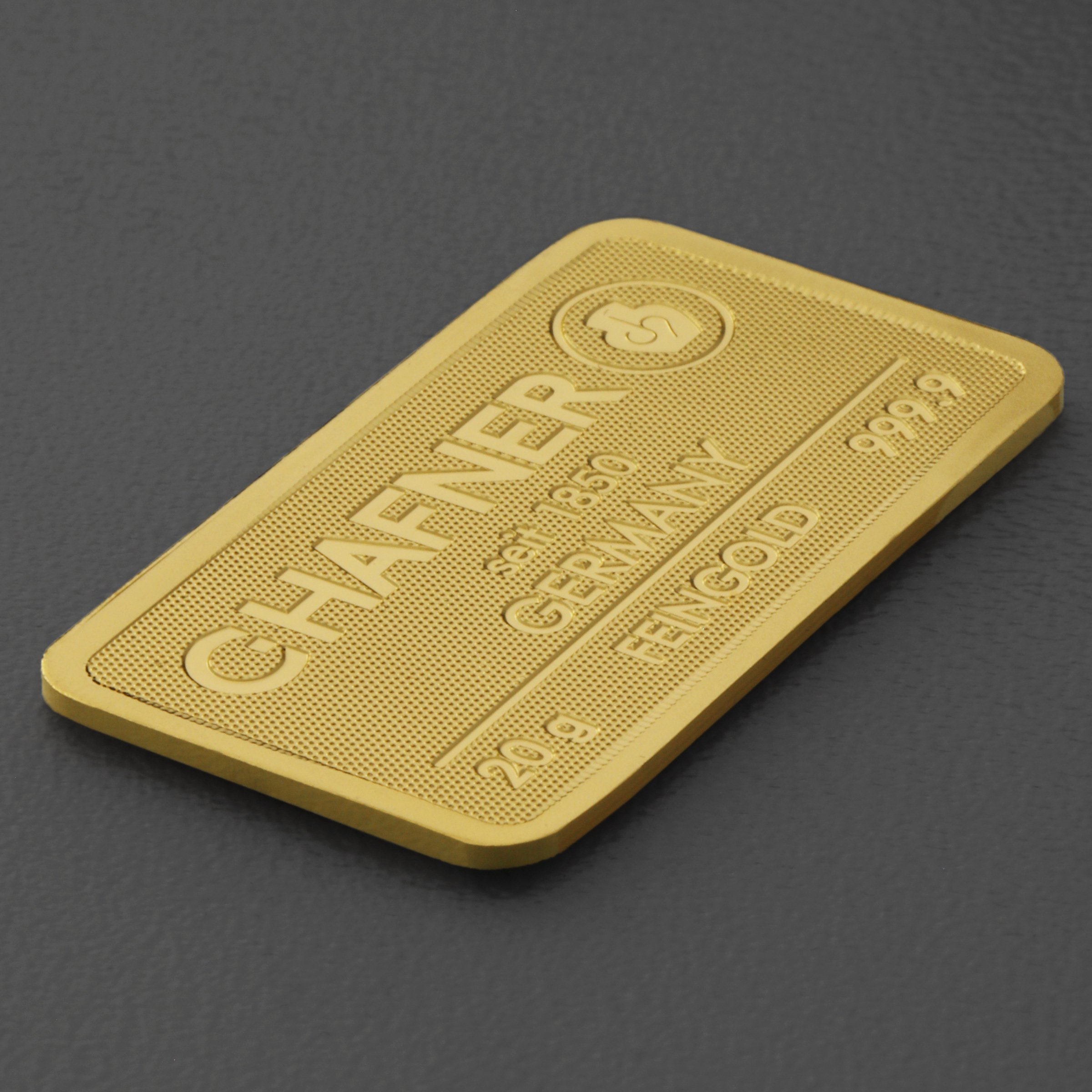 Goldbarren 20g C.HAFNER - "Resale" - Detailansicht 1