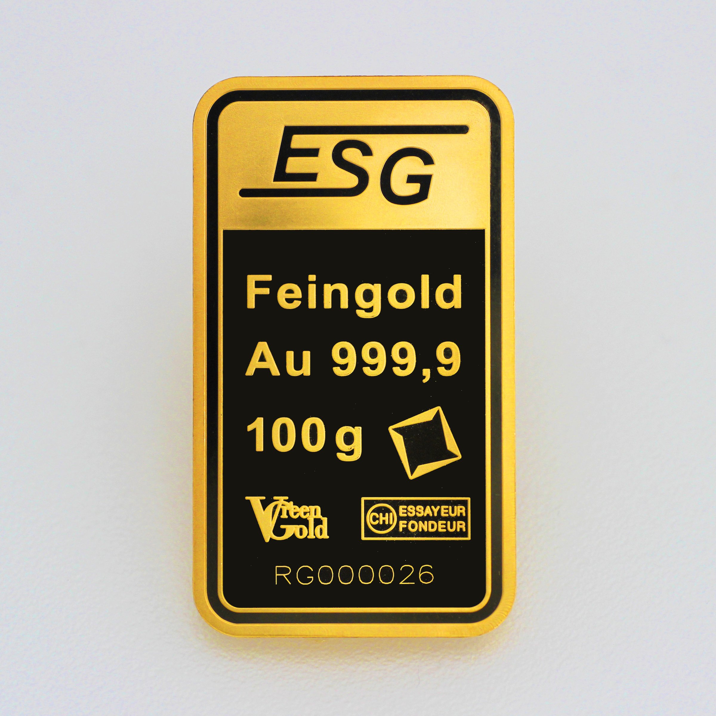 Goldbarren 100g "Auropelli" Responsible-Gold - Detailansicht 4