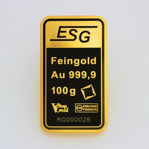 Goldbarren 100g "Auropelli" Responsible-Gold - Miniaturansicht 5