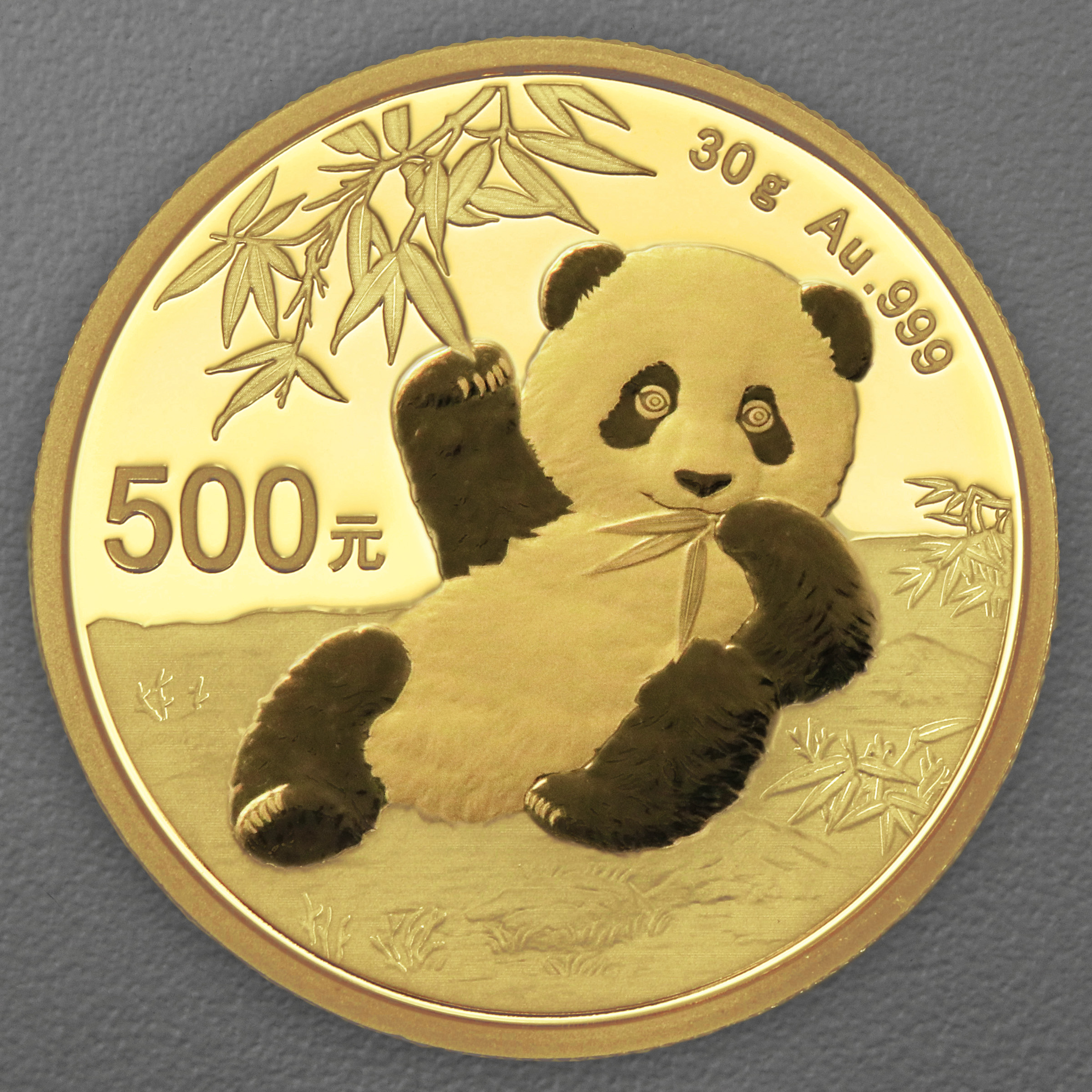 Goldmünze 30g "Panda" 2020 (China) - Hauptansicht