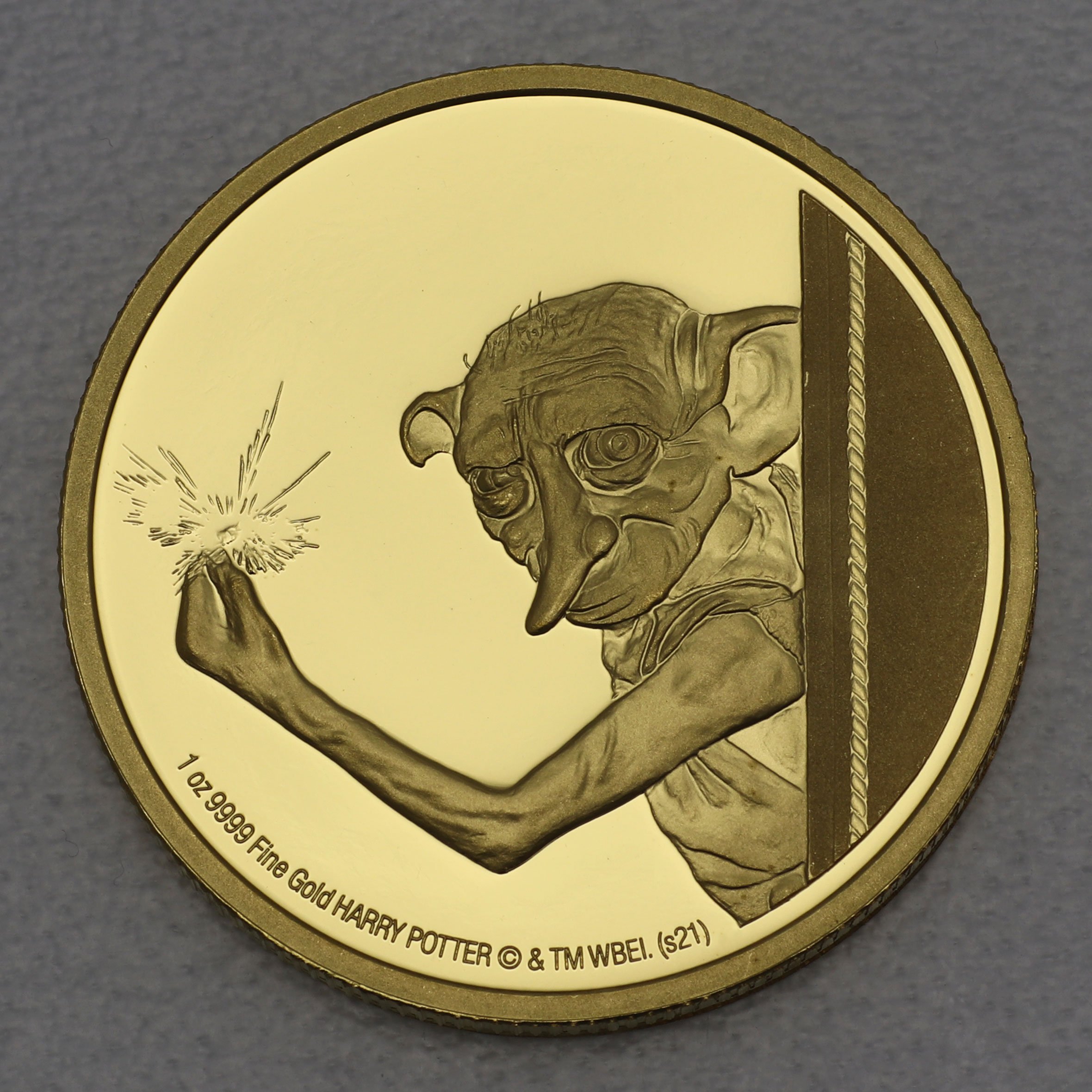 Goldmünze 1oz "Dobby, der Hauself" 2021 (PP) Harry Potter™ Classic (Niue) - Hauptansicht
