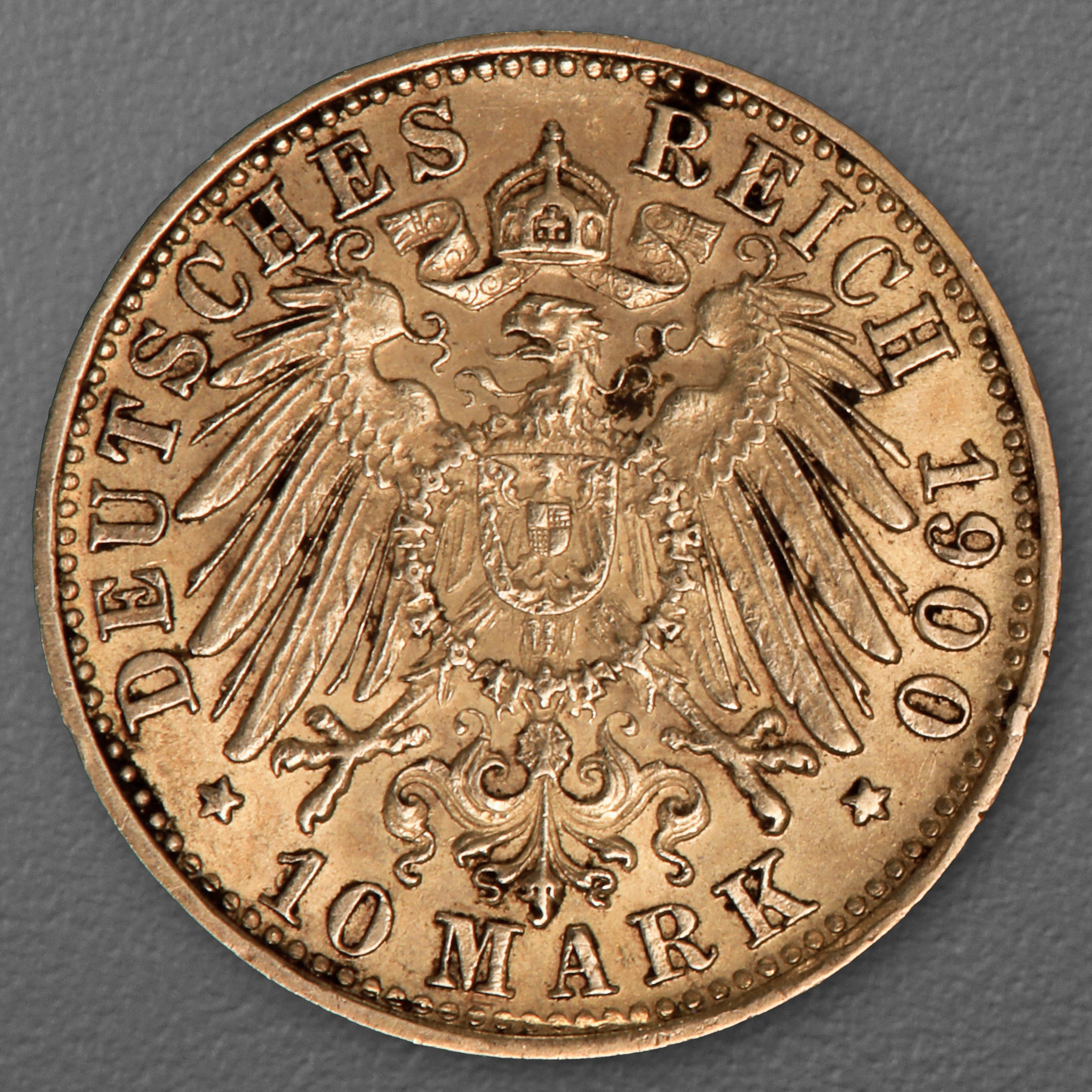 Goldmünze 10 Mark "Otto" 1900-D J.201 (Bayern) - Detailansicht 1