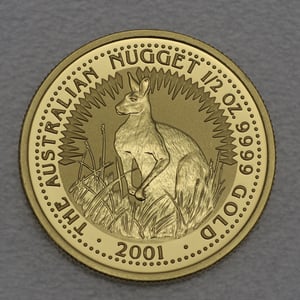 Goldmünze 1/2oz "Känguru" 2001 Australian Nugget (Australien) - Hauptansicht