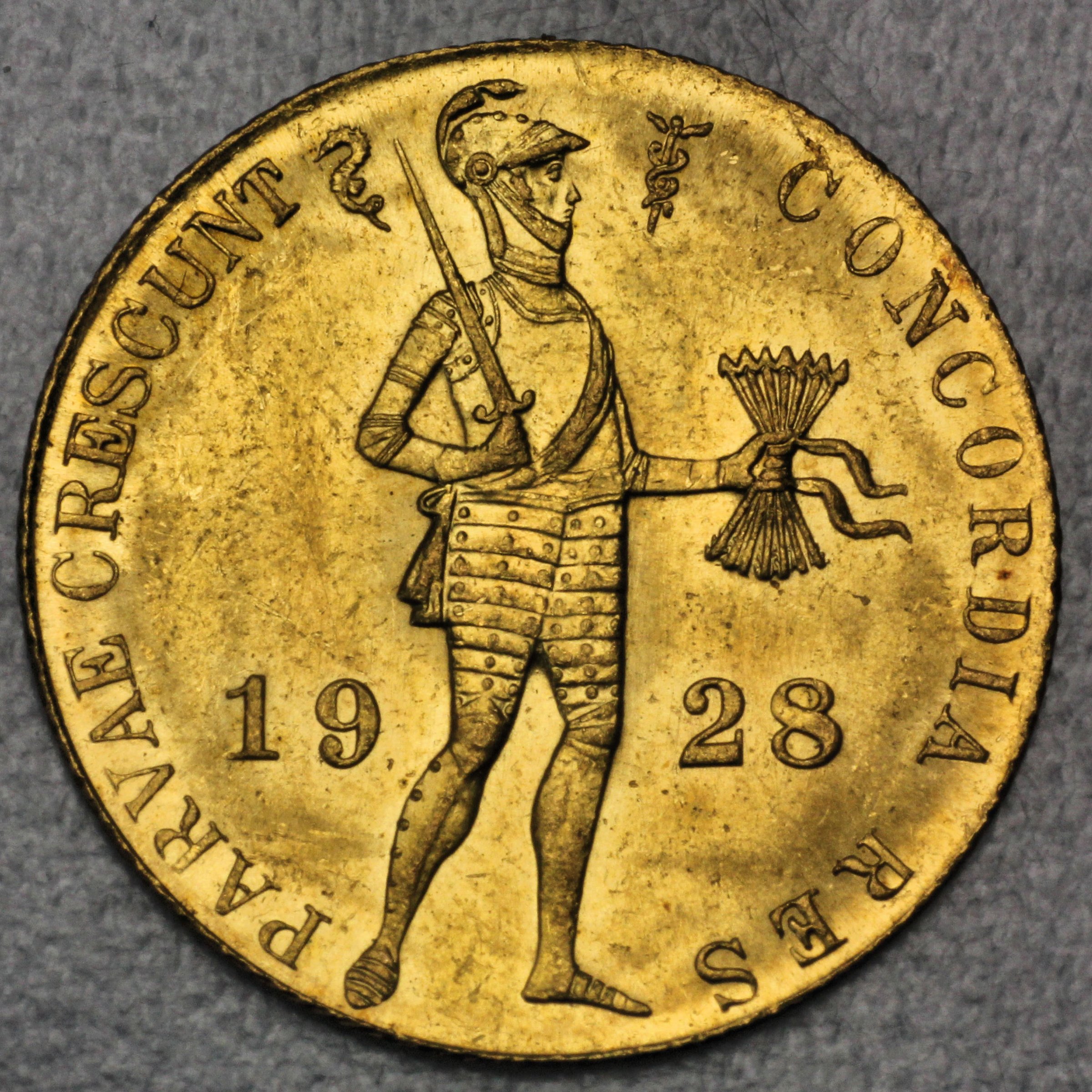 Goldmünze "1 Dukat" (Niederlande) - Hauptansicht