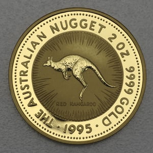 Goldmünze 2oz "Känguru" 1995 Australian Nugget (Australien) - Hauptansicht