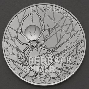 Silbermünze 1oz "Redback Spider" 2020 Australia’s Most Dangerous (Australien) - Miniaturansicht 1