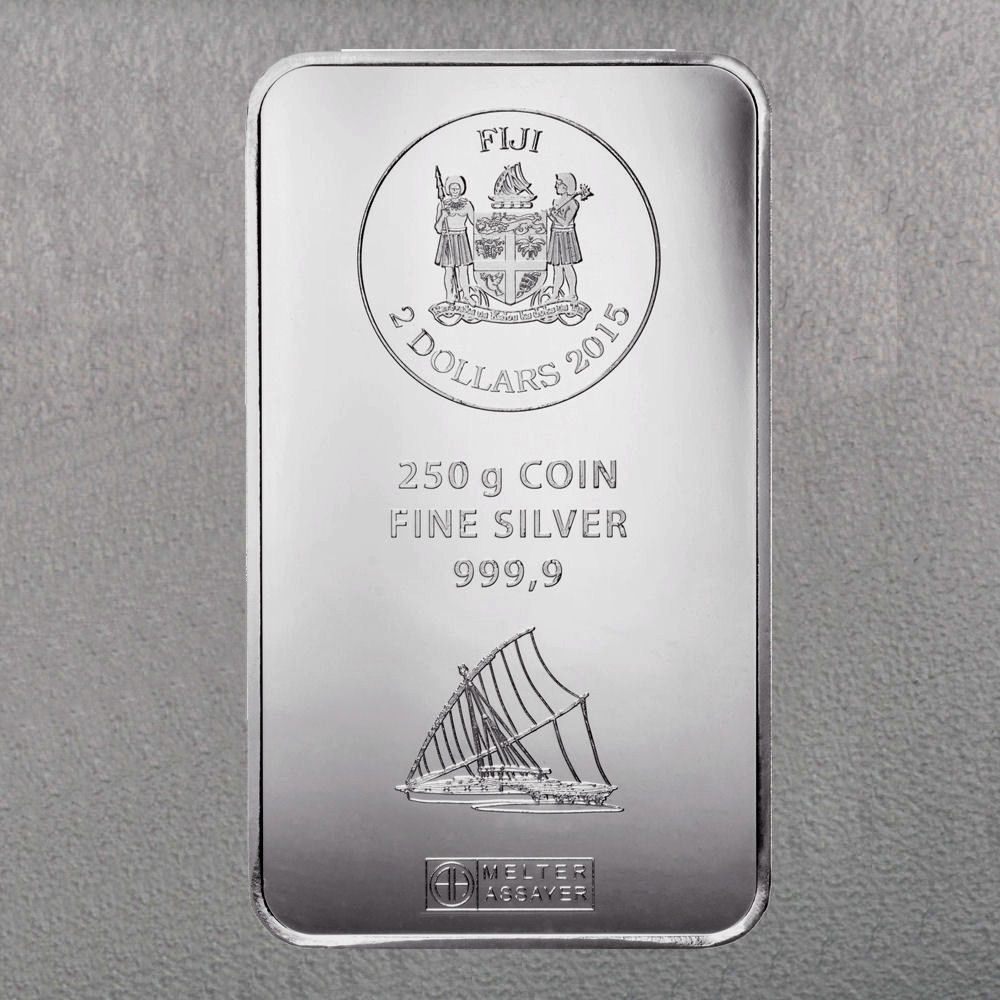 Münzbarren 250g "Fiji" (ARGOR-HERAEUS) geprägt - Hauptansicht