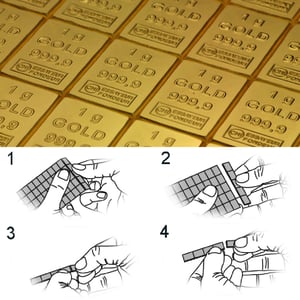 Investmentpaket (10x 100g Goldtafel) - Miniaturansicht 3