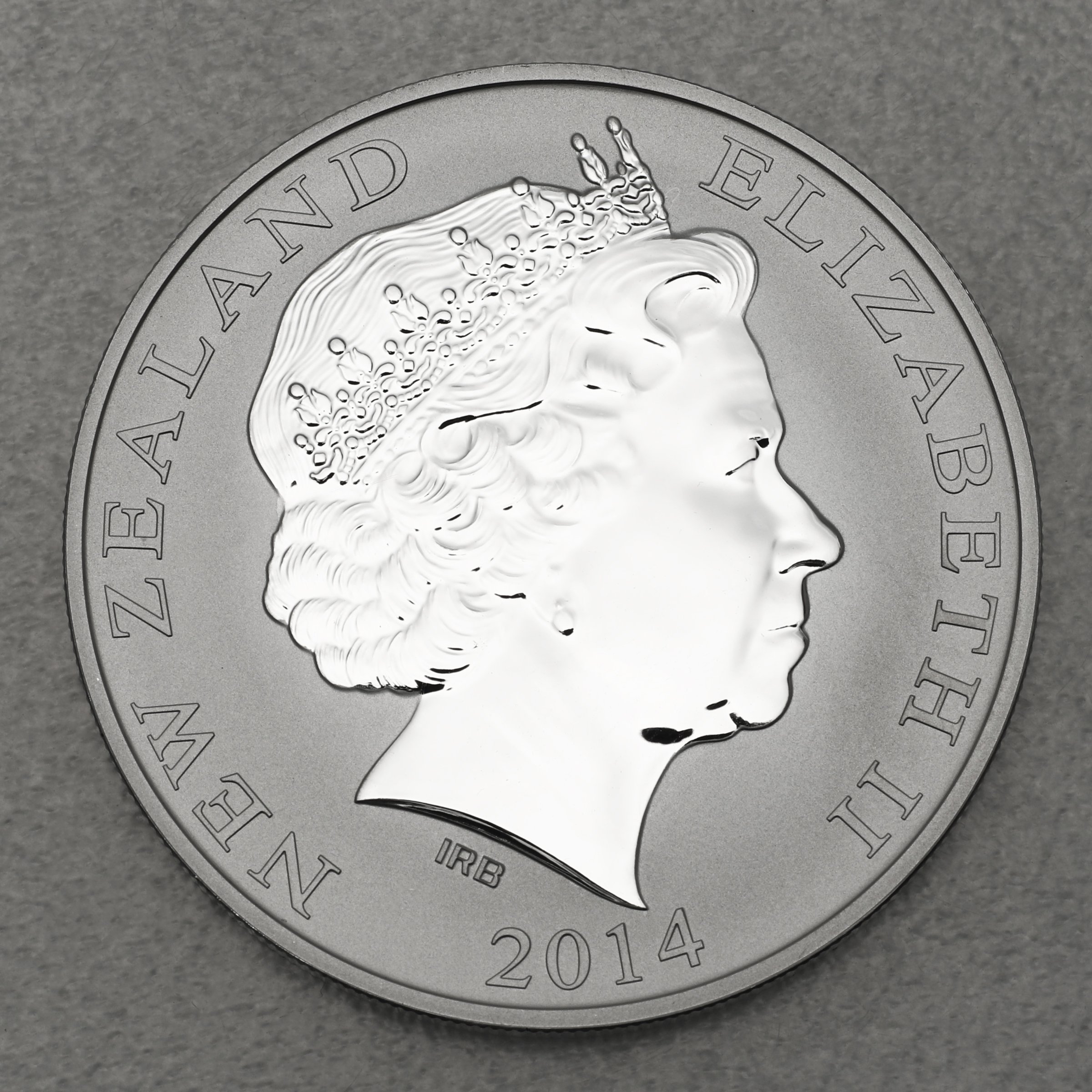 Silbermünze 1oz "Kiwi" 2014 Treasures of New Zealand (Neuseeland) - Detailansicht 1