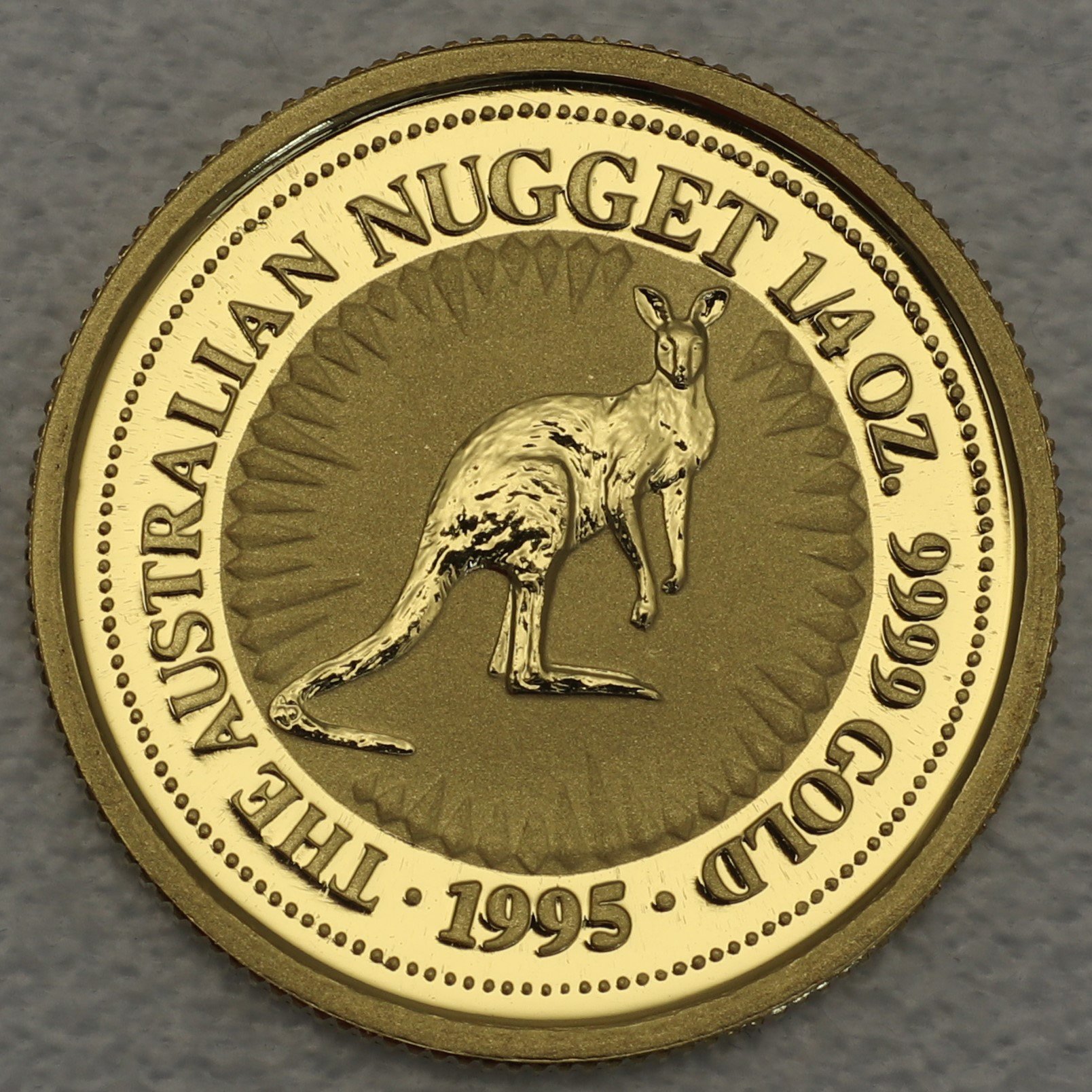 Goldmünze 1/4oz "Känguru" 1995 Australian Nugget (Australien) - Hauptansicht