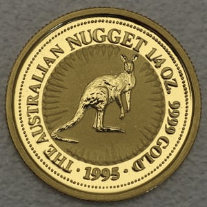 Goldmünze 1/4oz "Känguru" 1995 Australian Nugget (Australien) - Hauptansicht