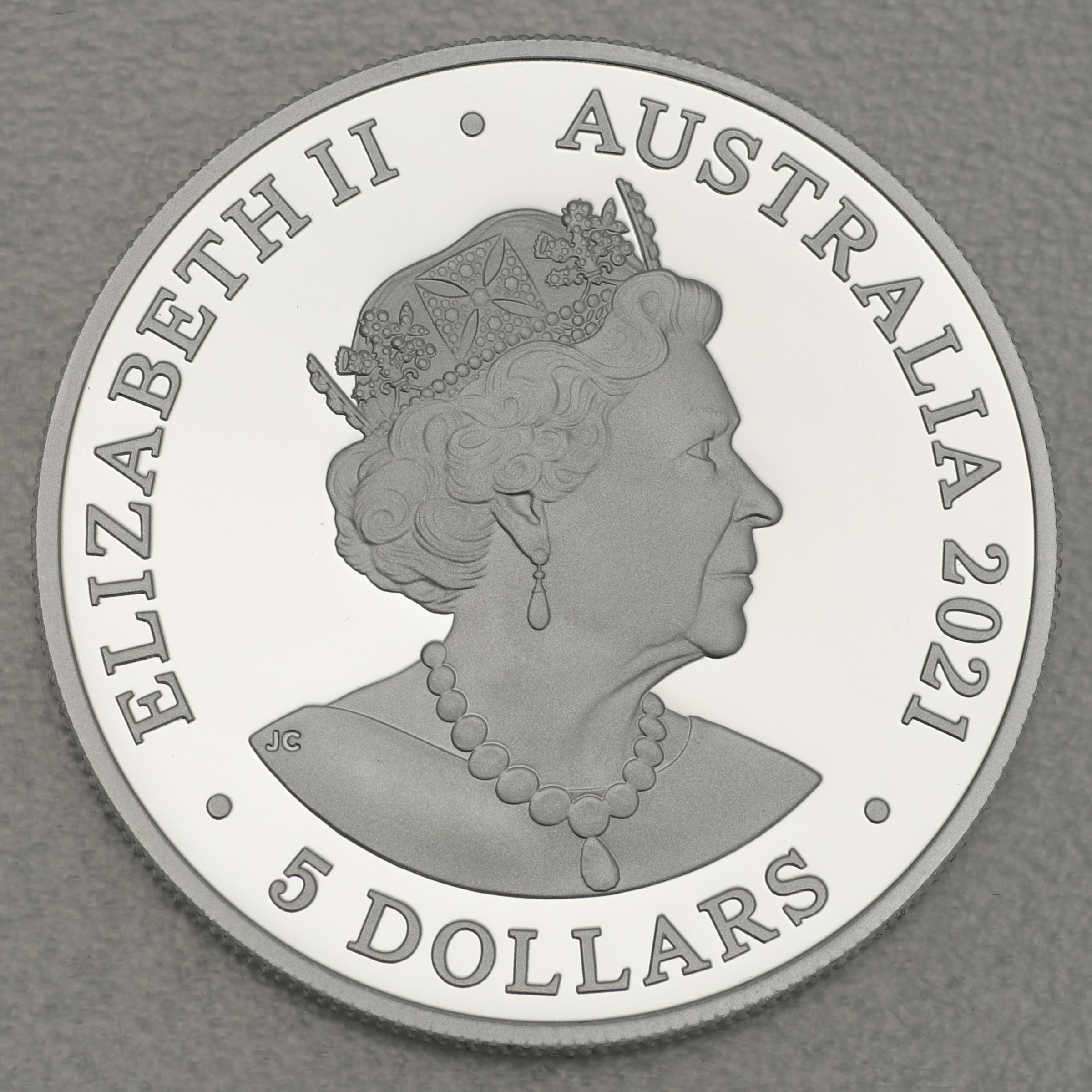 Silbermünze 1oz "Redback Spider" 2021 (koloriert) Australias Most Dangerous (Australien) - Detailansicht 1