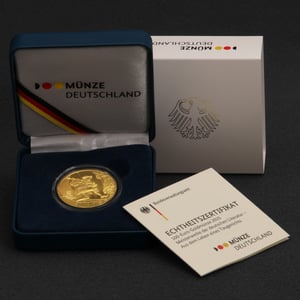 Goldmünze 100 Euro "Leben eines Taugenichts" 2025 Meisterwerke der deutschen Literatur (Deutschland) - Miniaturansicht 5