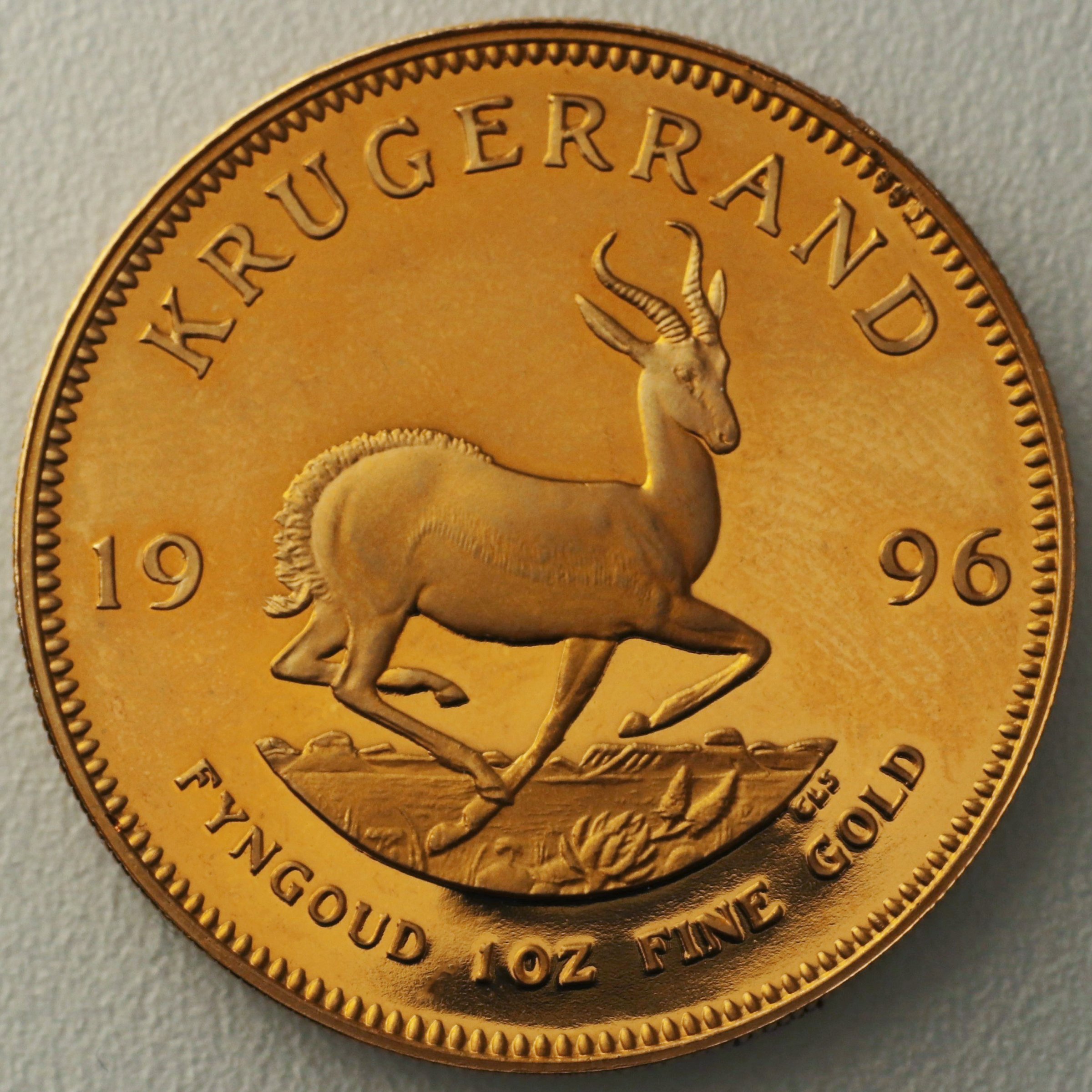 Goldmünze 1oz "Krügerrand" 1996 (Südafrika) - Hauptansicht
