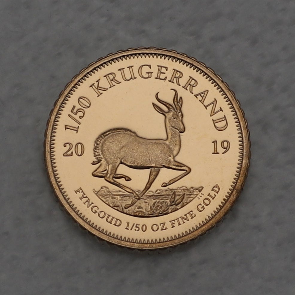 Goldmünze 1/50oz "Krügerrand" 2019 (Südafrika) - Hauptansicht