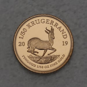 Goldmünze 1/50oz "Krügerrand" 2019 (Südafrika) - Hauptansicht