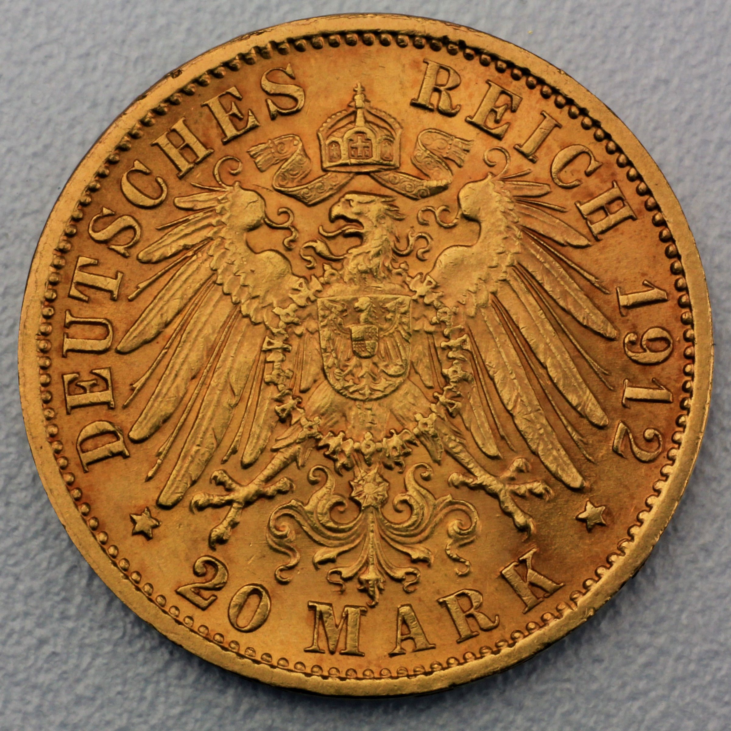 Goldmünze 20 Mark "Friedrich II." (Baden) - Detailansicht 1
