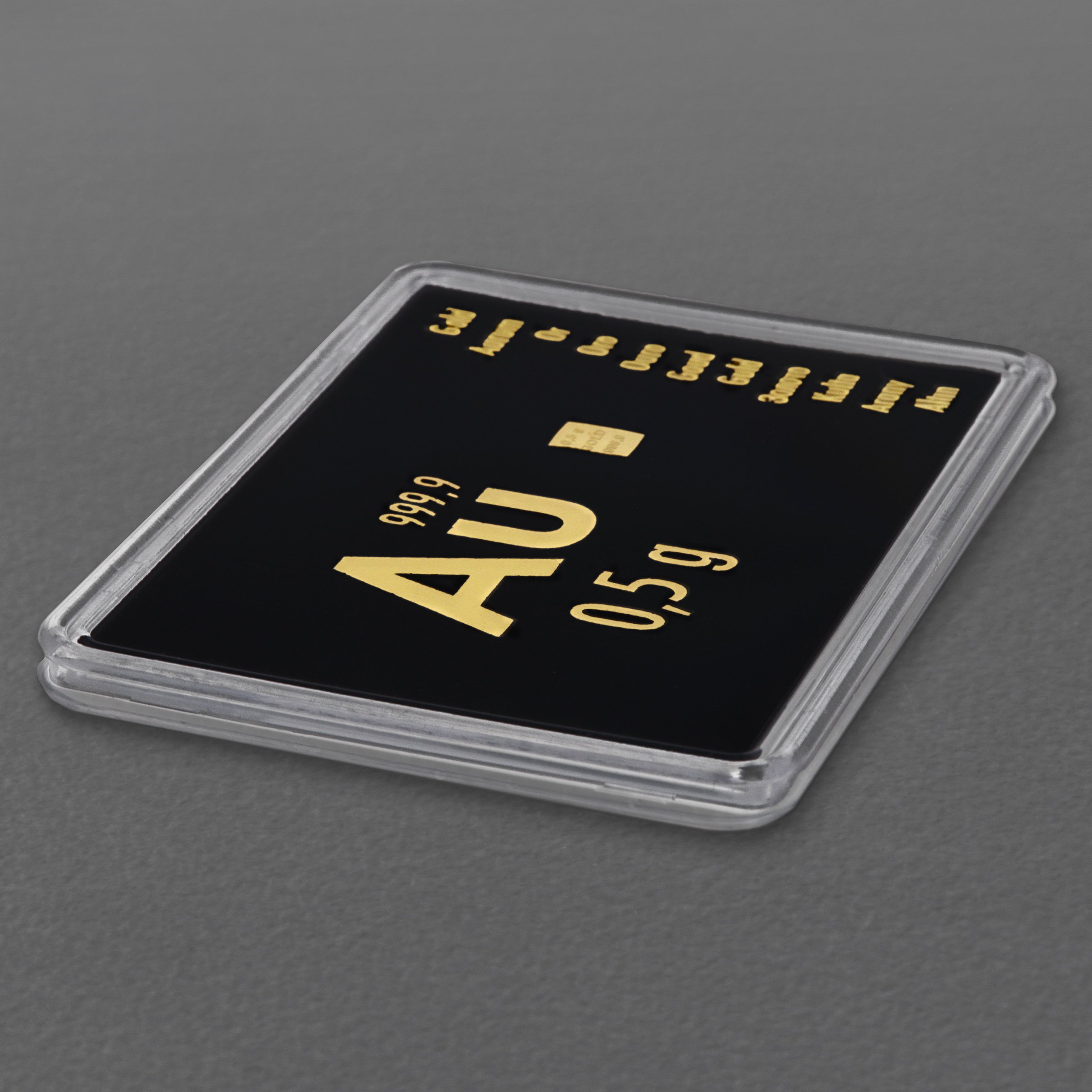Goldbarren 0,5g "Au International" (Motivbox) - Detailansicht 2
