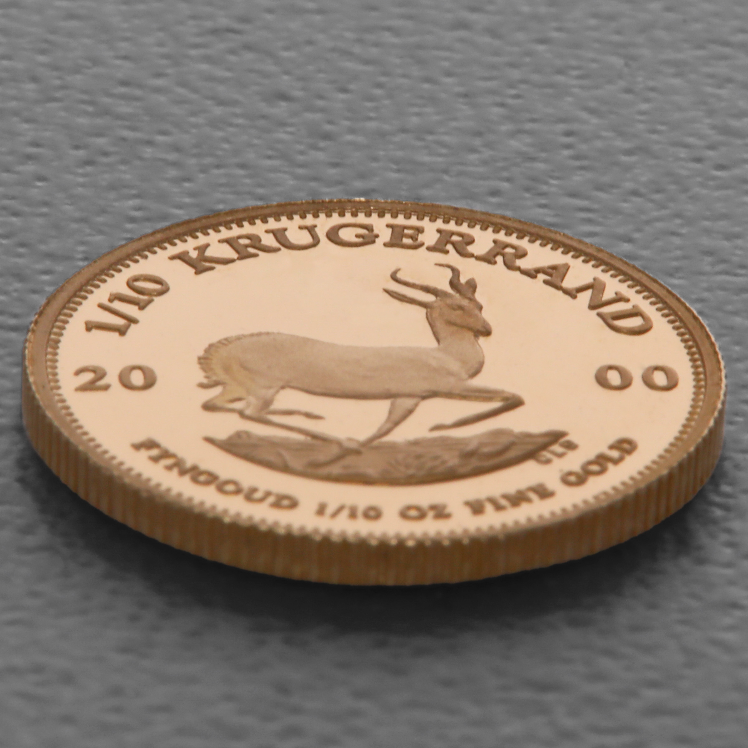 Goldmünze 1/10oz "Krügerrand" 2000 (Südafrika) - Detailansicht 2