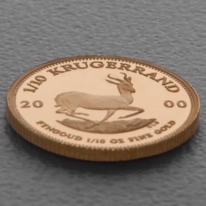 Goldmünze 1/10oz "Krügerrand" 2000 (Südafrika) - Miniaturansicht 3